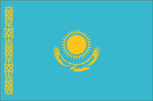 drapeau du kazakhstan